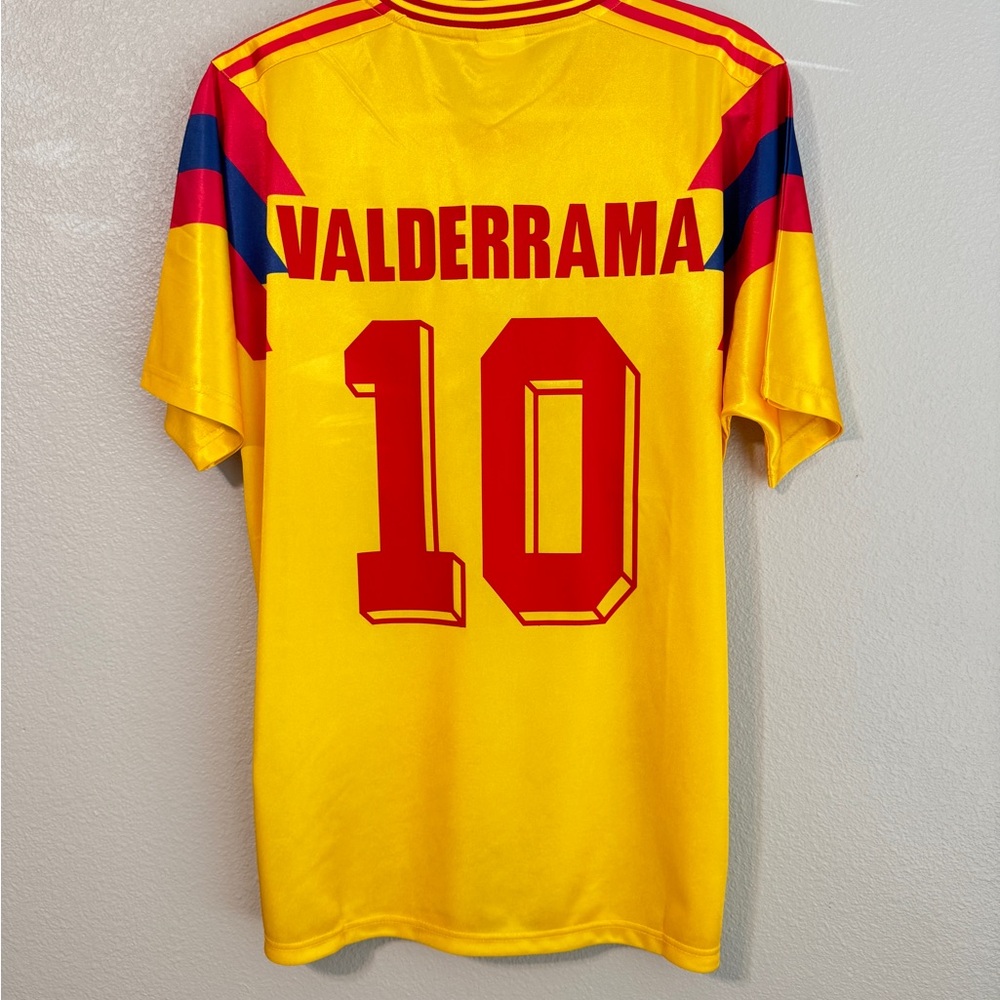 adidas Yellow and Red Soccer Jersey 1990’s Colombia